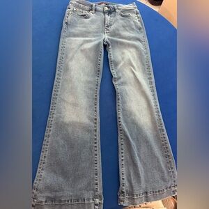 7 For All Mankind Women's Gray Flare Jeans